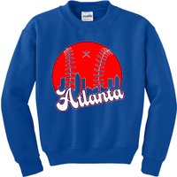 Atlanta Baseball ATL Skyline Kids Sweatshirt