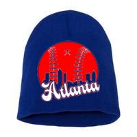 Atlanta Baseball ATL Skyline Short Acrylic Beanie