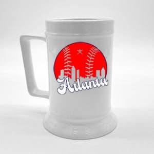 Atlanta Baseball ATL Skyline Beer Stein