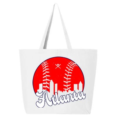 Atlanta Baseball ATL Skyline 25L Jumbo Tote