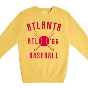 Atlanta Baseball Team Premium Crewneck Sweatshirt