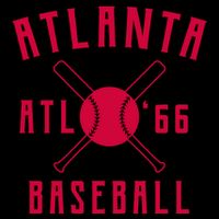 Atlanta Baseball Team Cooling Performance Crew T-Shirt
