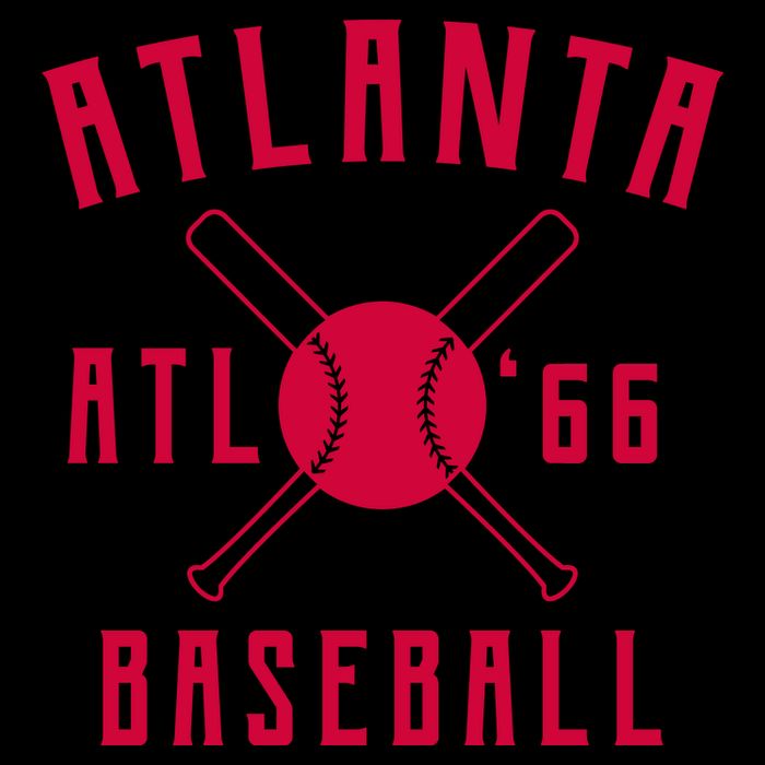 Atlanta Baseball Team Cooling Performance Crew T-Shirt