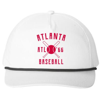 Atlanta Baseball Team Snapback Five-Panel Rope Hat