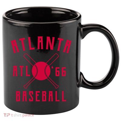 Atlanta Baseball Team 11oz C Handle Ceramic Mug