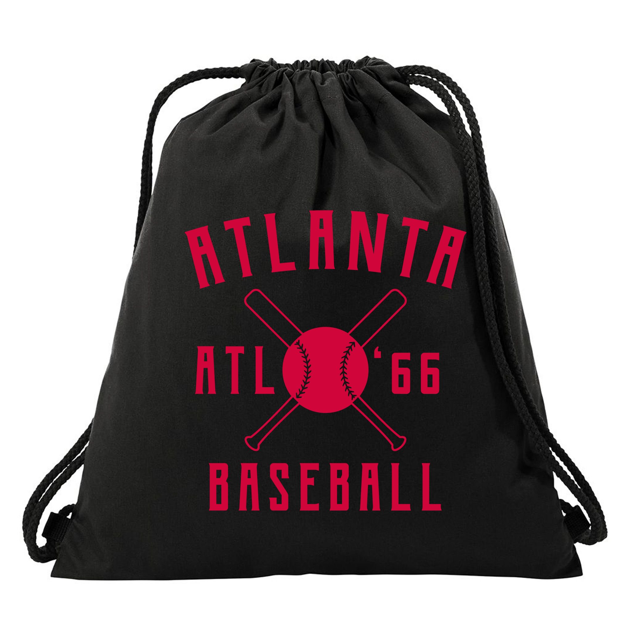 Atlanta Baseball Team Drawstring Bag