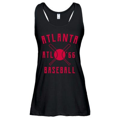 Atlanta Baseball Team Ladies Essential Flowy Tank