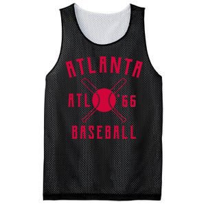 Atlanta Baseball Team Mesh Reversible Basketball Jersey Tank