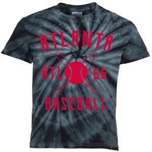 Atlanta Baseball Team Kids Tie-Dye T-Shirt