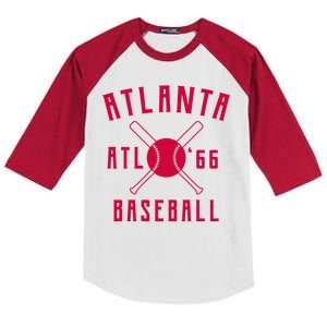 Atlanta Baseball Team Kids Colorblock Raglan Jersey