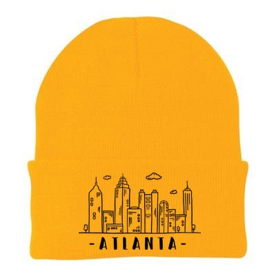 Atlanta Skyline Knit Cap Winter Beanie