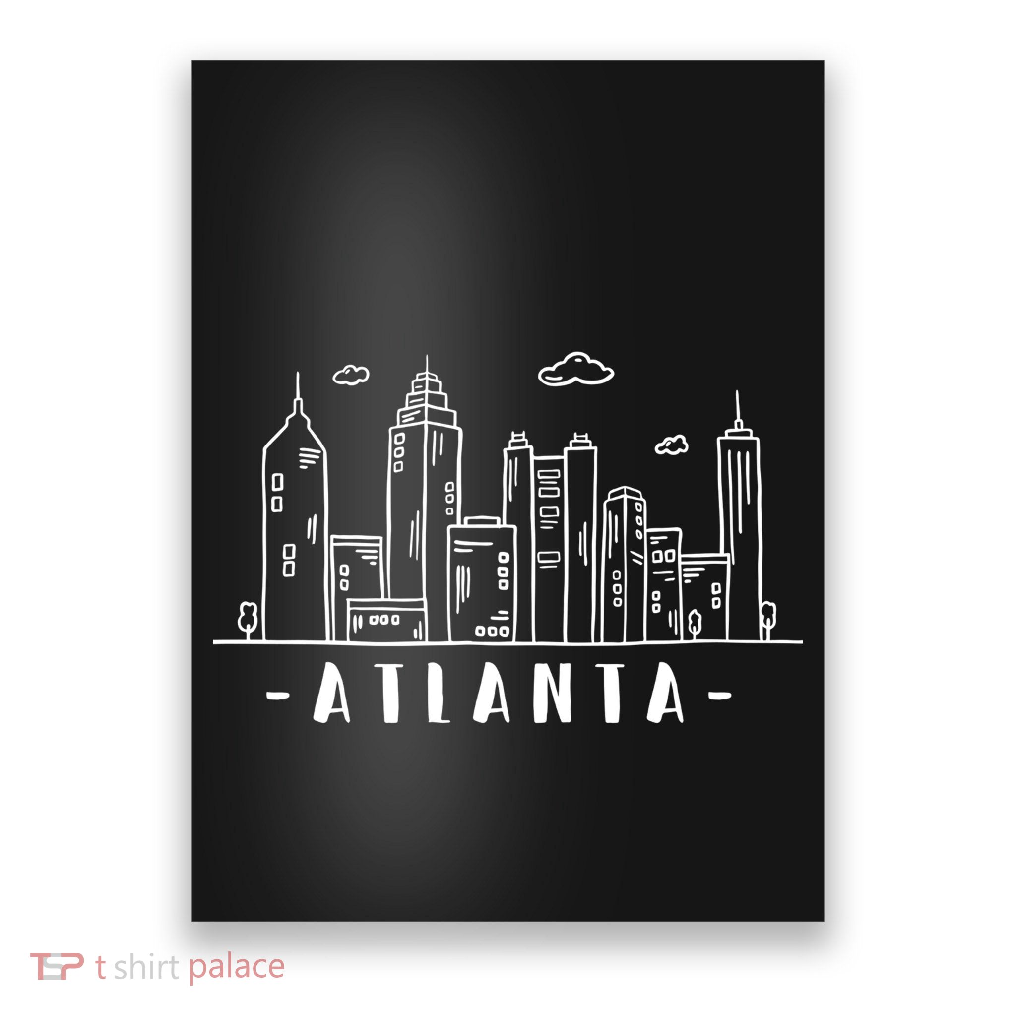 Atlanta Skyline Poster