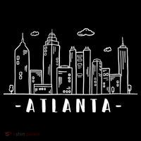Atlanta Skyline Poster