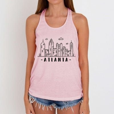 Atlanta Skyline Women's Knotted Racerback Tank