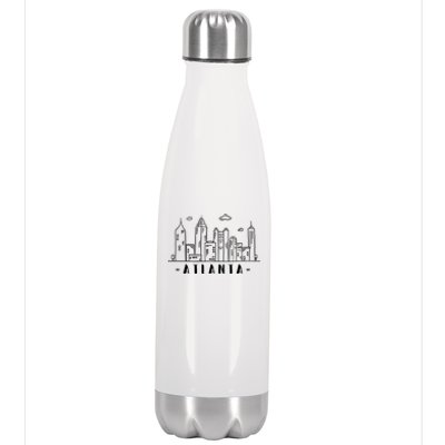 Atlanta Skyline Stainless Steel Insulated Water Bottle