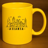 Atlanta Skyline 11oz C Handle Ceramic Mug