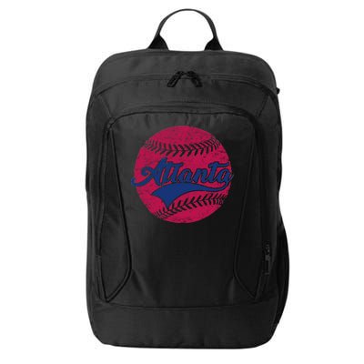 Atlanta Vintage Baseball Fan City Backpack