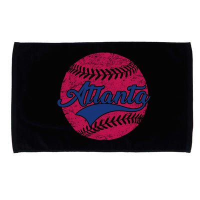 Atlanta Vintage Baseball Fan Microfiber Hand Towel