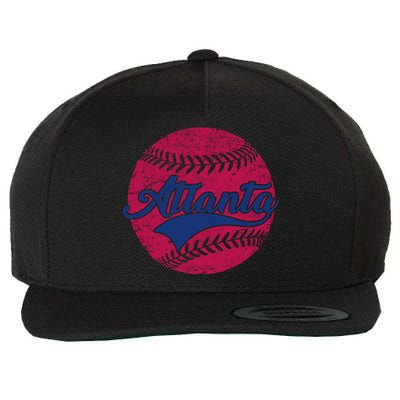 Atlanta Vintage Baseball Fan Wool Snapback Cap