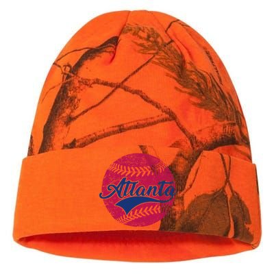 Atlanta Vintage Baseball Fan Kati Licensed 12" Camo Beanie