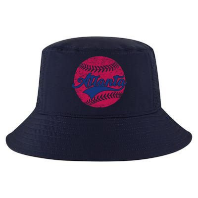 Atlanta Vintage Baseball Fan Cool Comfort Performance Bucket Hat