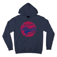 Atlanta Vintage Baseball Fan Hoodie