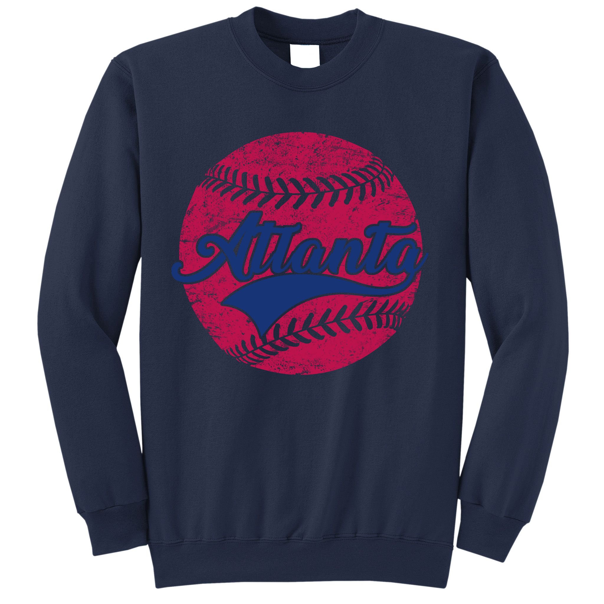 Atlanta Vintage Baseball Fan Sweatshirt