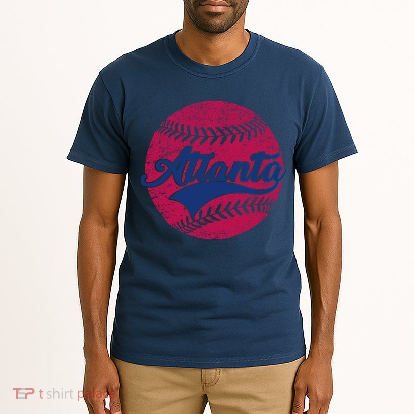 Atlanta Vintage Baseball Fan Tall T-Shirt