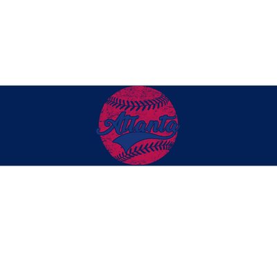 Atlanta Vintage Baseball Fan Bumper Sticker