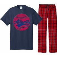 Atlanta Vintage Baseball Fan Pajama Set