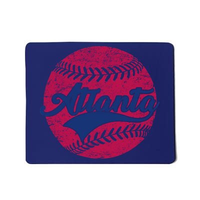 Atlanta Vintage Baseball Fan Mousepad