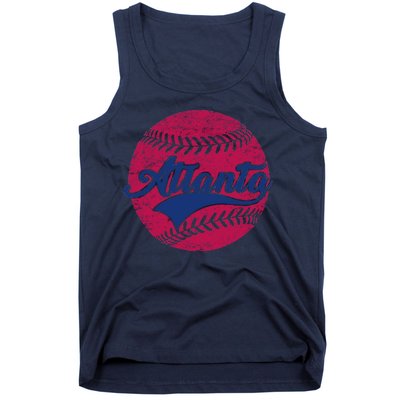 Atlanta Vintage Baseball Fan Tank Top