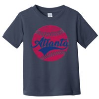 Atlanta Vintage Baseball Fan Toddler T-Shirt