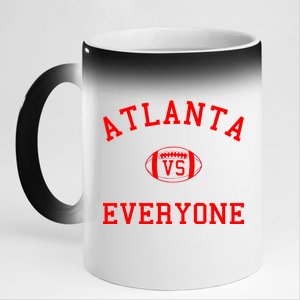 Atlanta Vs Everyone Football Sports Fans 11oz Black Color Changing Mug