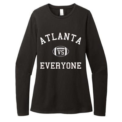 Atlanta Vs Everyone Football Sports Fans Womens CVC Long Sleeve Shirt