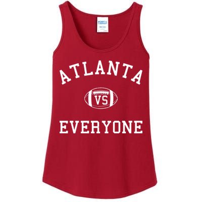 Atlanta Vs Everyone Football Sports Fans Ladies Essential Tank