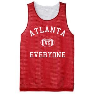 Atlanta Vs Everyone Football Sports Fans Mesh Reversible Basketball Jersey Tank