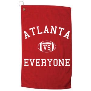 Atlanta Vs Everyone Football Sports Fans Platinum Collection Golf Towel