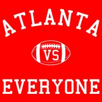 Atlanta Vs Everyone Football Sports Fans Womens T-Shirt