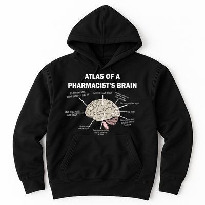 Atlas of A Pharmacist's Brain Hoodie