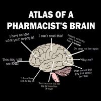 Atlas of A Pharmacist's Brain Button