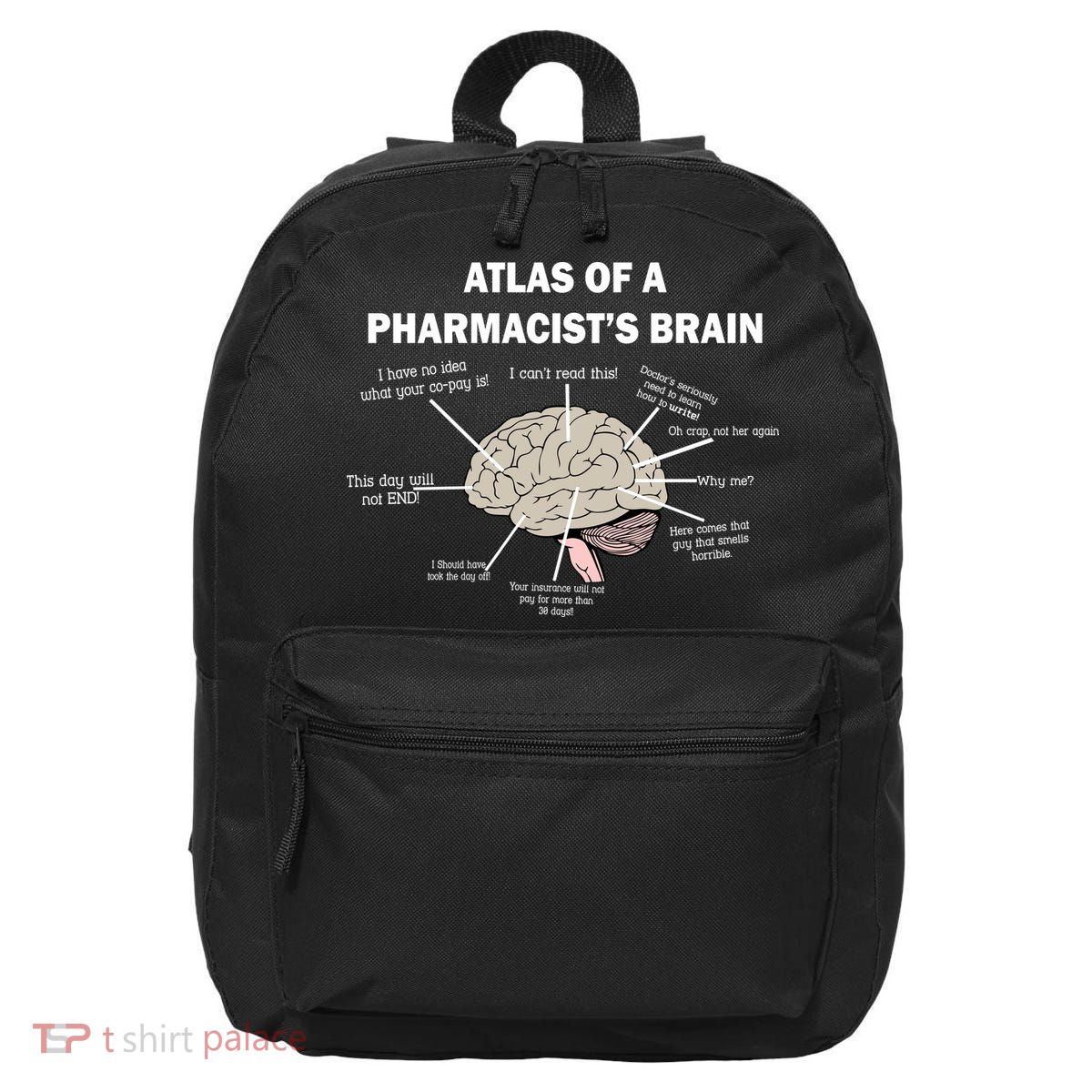 Atlas of A Pharmacist's Brain 16 in Basic Backpack