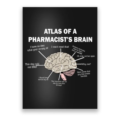 Atlas of A Pharmacist's Brain Poster
