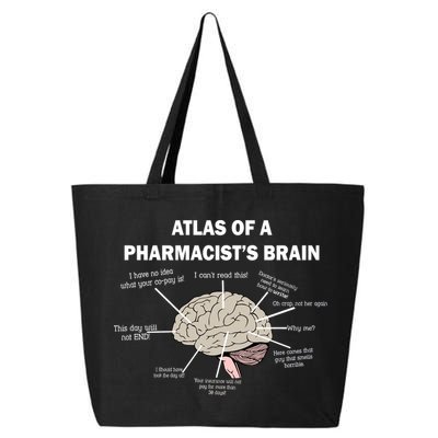Atlas of A Pharmacist's Brain 25L Jumbo Tote