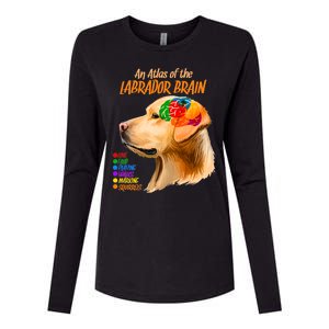 Atlas of The Labrador Retriever Brain Womens Cotton Relaxed Long Sleeve T-Shirt