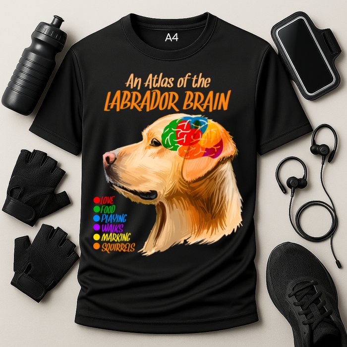 Atlas of The Labrador Retriever Brain Performance Shirt
