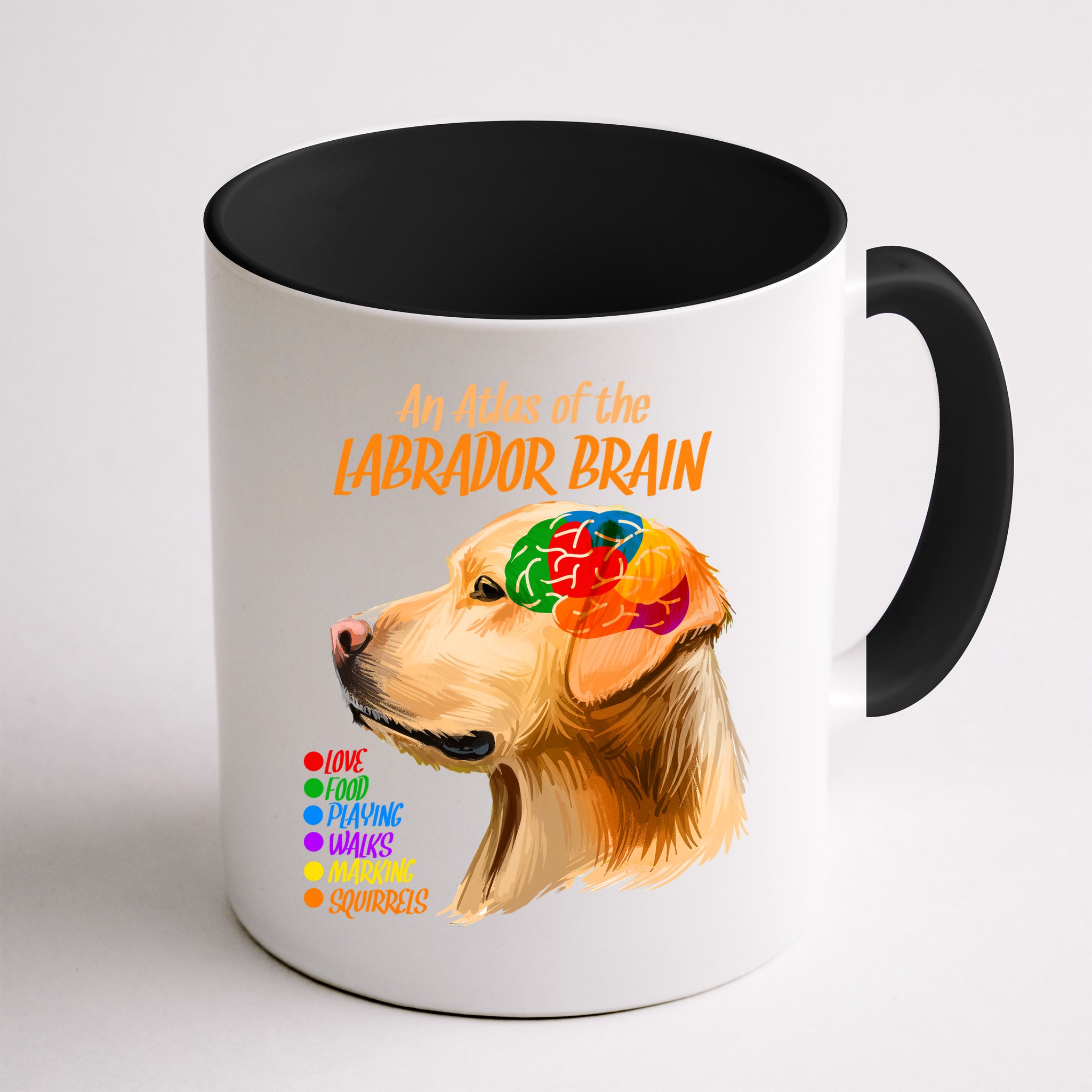 Atlas of The Labrador Retriever Brain Mug