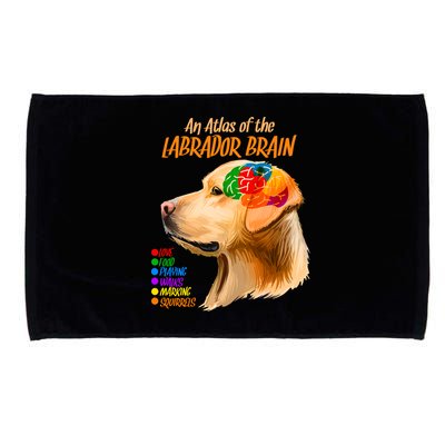 Atlas of The Labrador Retriever Brain Microfiber Hand Towel