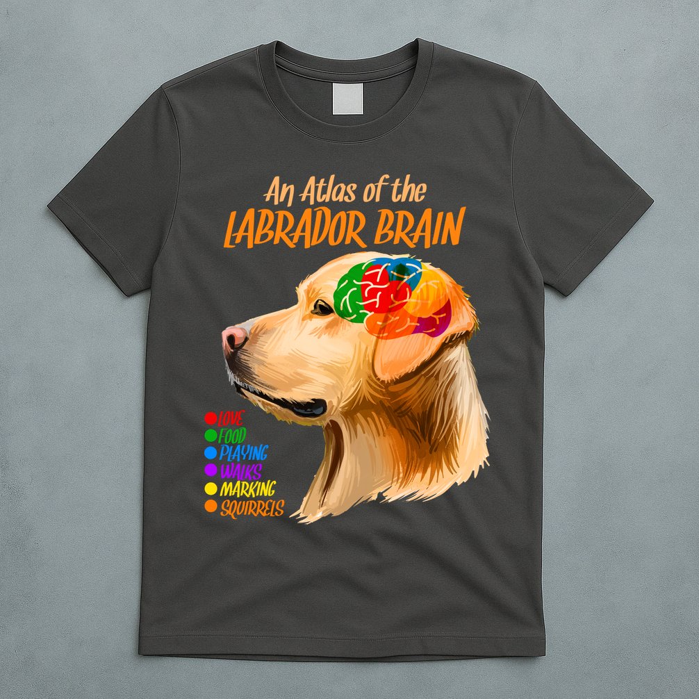 Atlas of The Labrador Retriever Brain T-Shirt