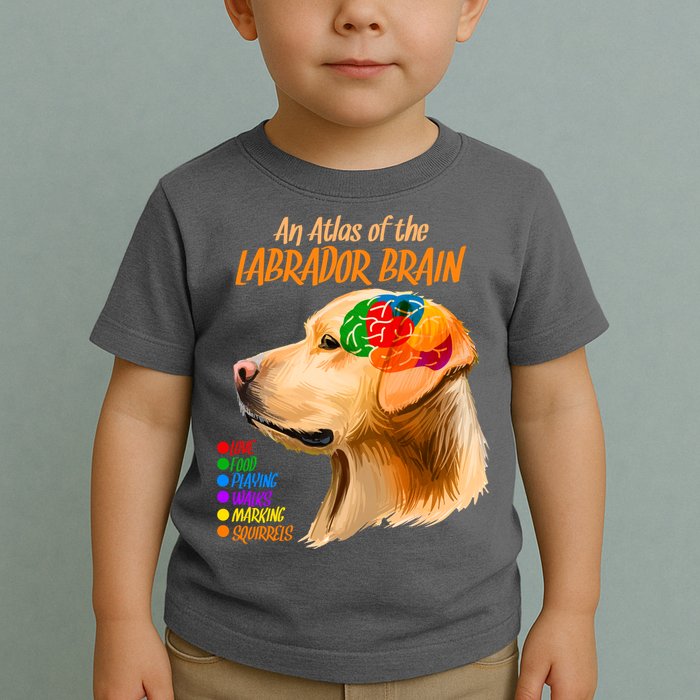 Atlas of The Labrador Retriever Brain Toddler T-Shirt